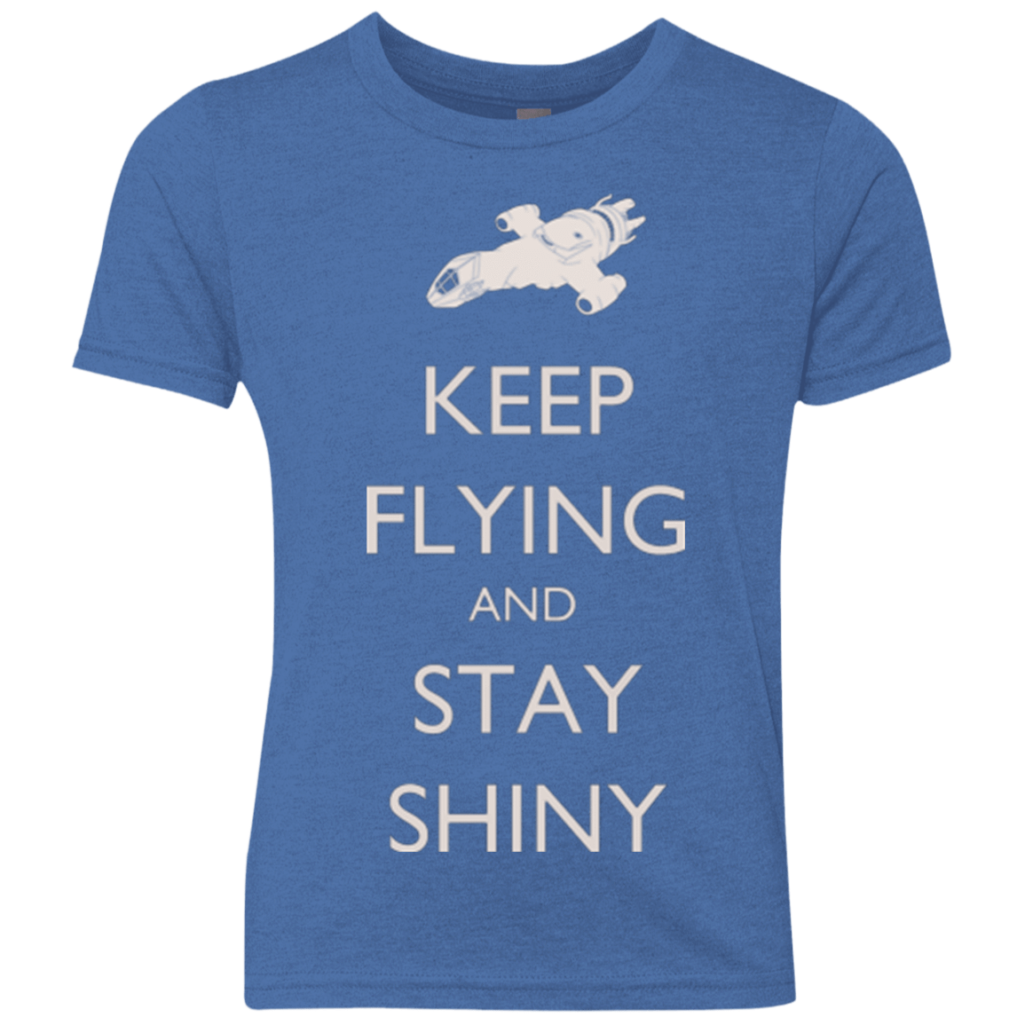 T-Shirts Vintage Royal / YXS Stay Shiny Youth Triblend T-Shirt