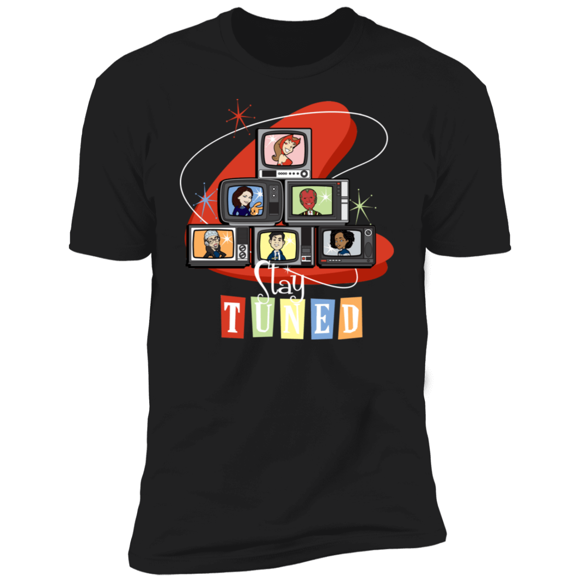 T-Shirts Black / X-Small Stay Tuned to Westview Men's Premium T-Shirt