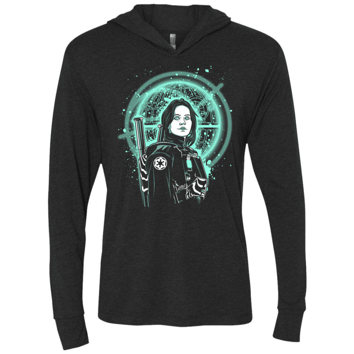 T-Shirts Vintage Black / X-Small Steal the Plans Triblend Long Sleeve Hoodie Tee