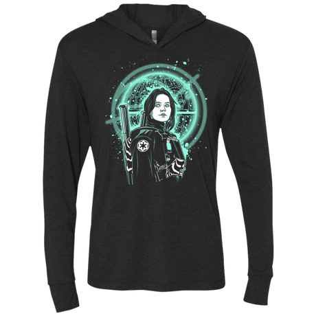 T-Shirts Vintage Black / X-Small Steal the Plans Triblend Long Sleeve Hoodie Tee