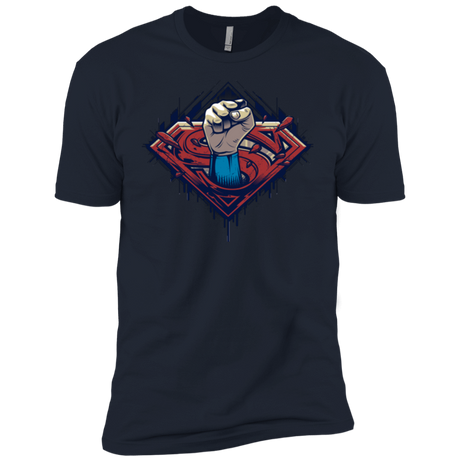 T-Shirts Midnight Navy / YXS Steel Hero Boys Premium T-Shirt