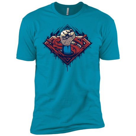 T-Shirts Turquoise / YXS Steel Hero Boys Premium T-Shirt