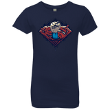 T-Shirts Midnight Navy / YXS Steel Hero Girls Premium T-Shirt