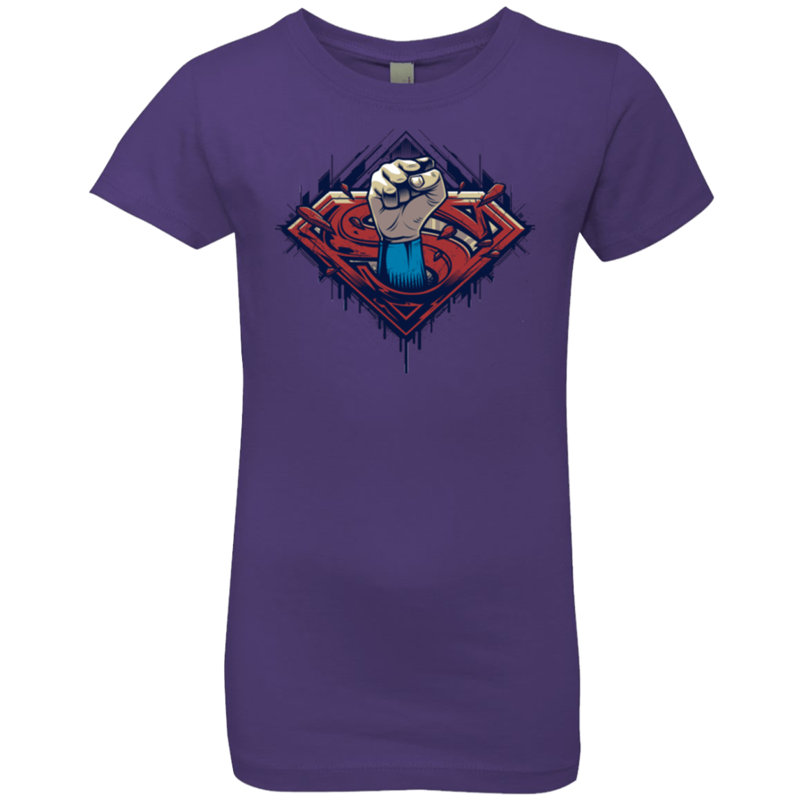 T-Shirts Purple Rush / YXS Steel Hero Girls Premium T-Shirt