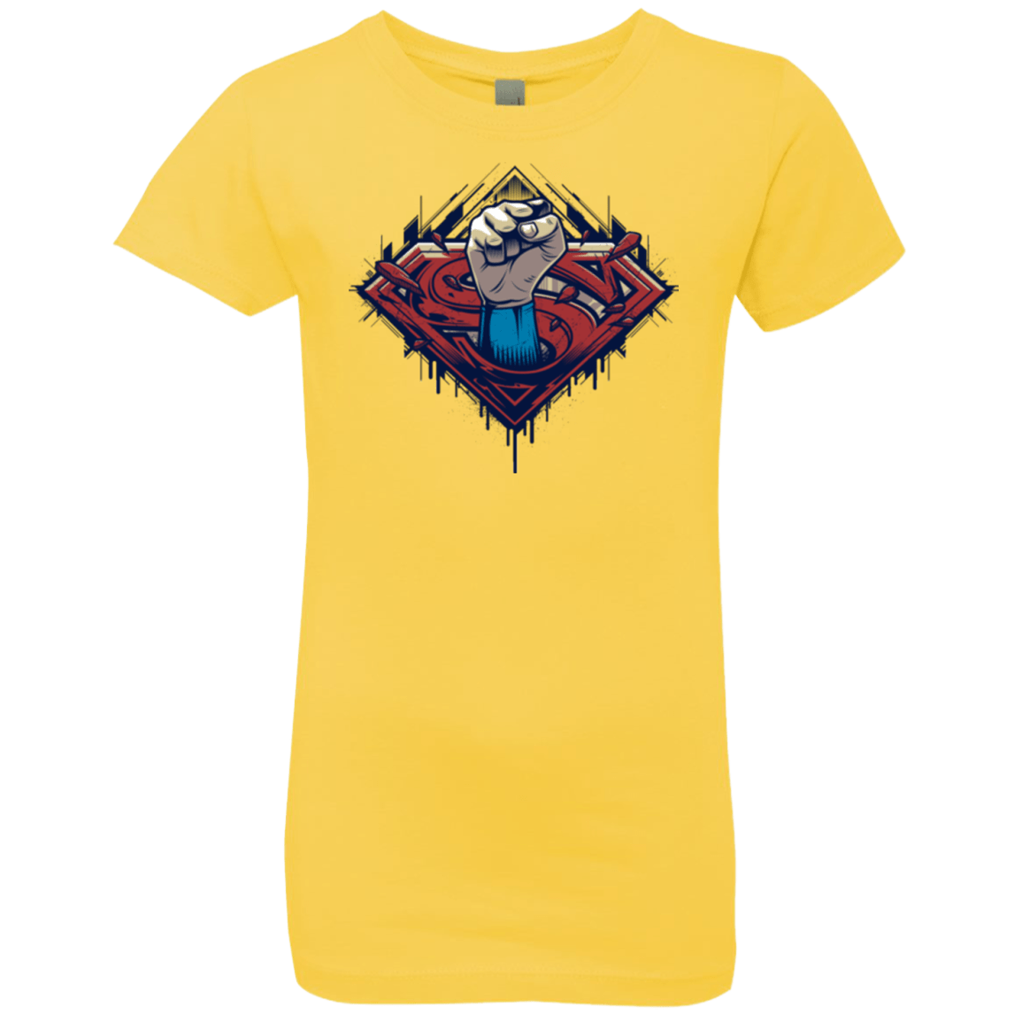 T-Shirts Vibrant Yellow / YXS Steel Hero Girls Premium T-Shirt