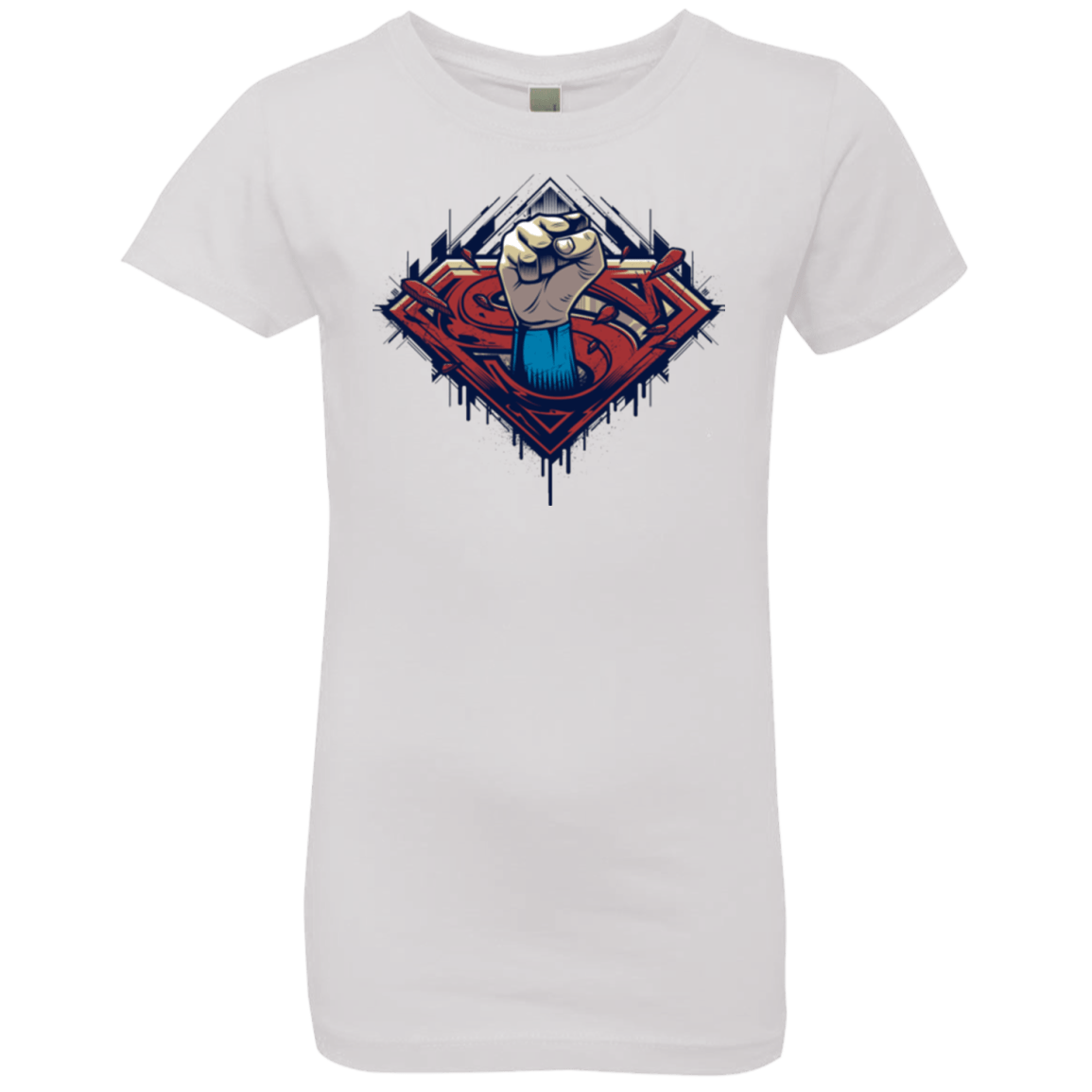 T-Shirts White / YXS Steel Hero Girls Premium T-Shirt