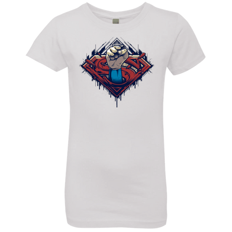 T-Shirts White / YXS Steel Hero Girls Premium T-Shirt