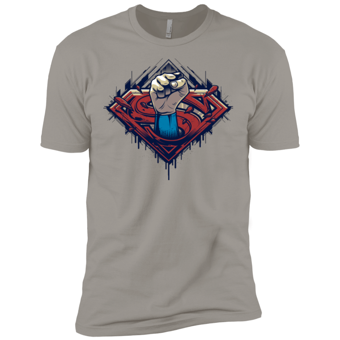 T-Shirts Light Grey / X-Small Steel Hero Men's Premium T-Shirt