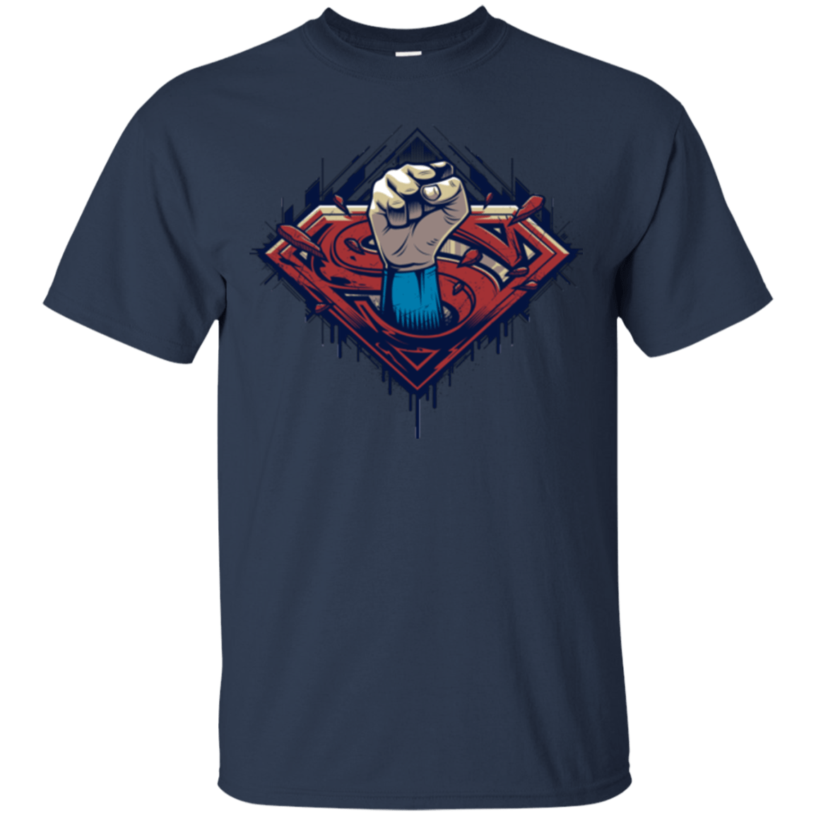 T-Shirts Navy / Small Steel Hero T-Shirt