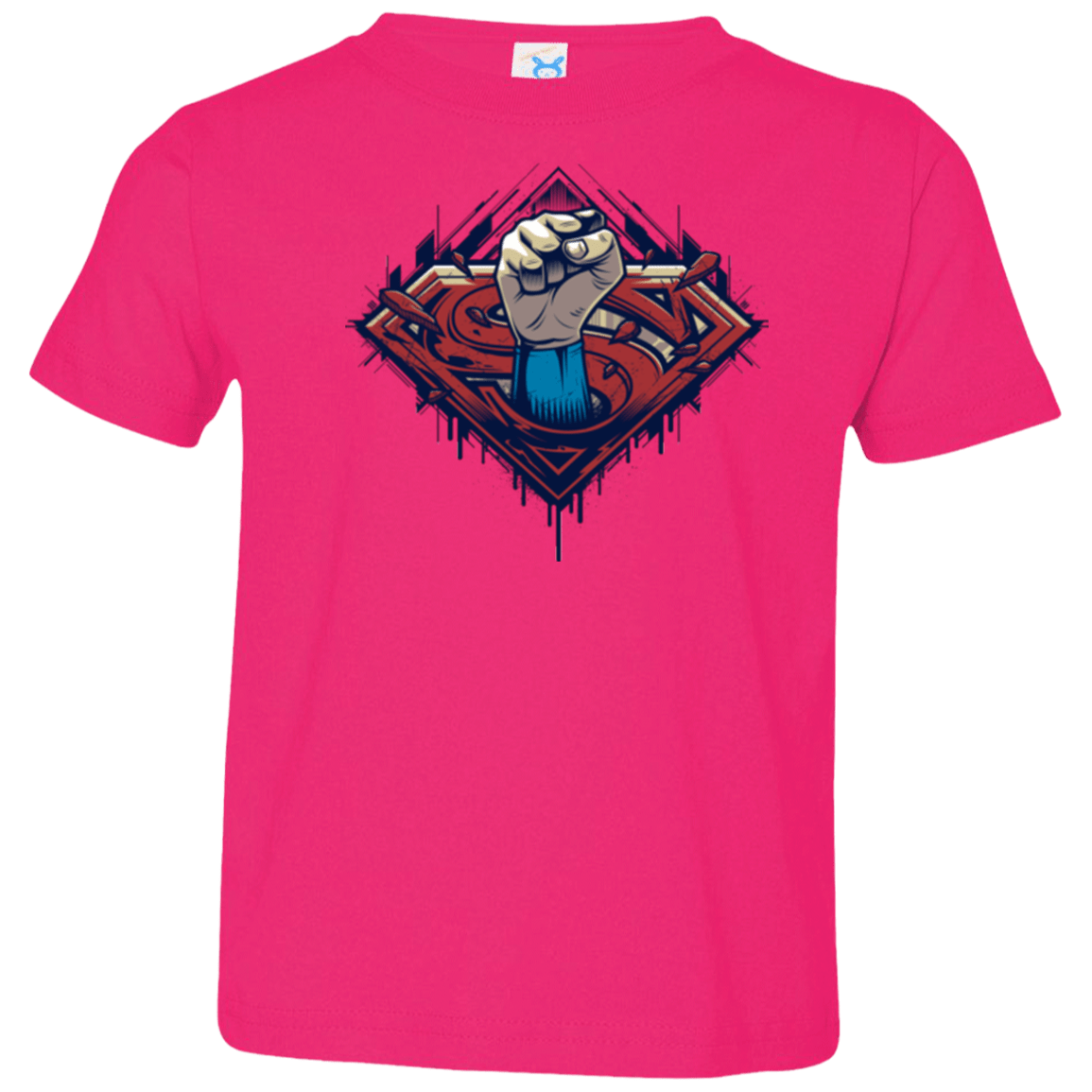 T-Shirts Hot Pink / 2T Steel Hero Toddler Premium T-Shirt