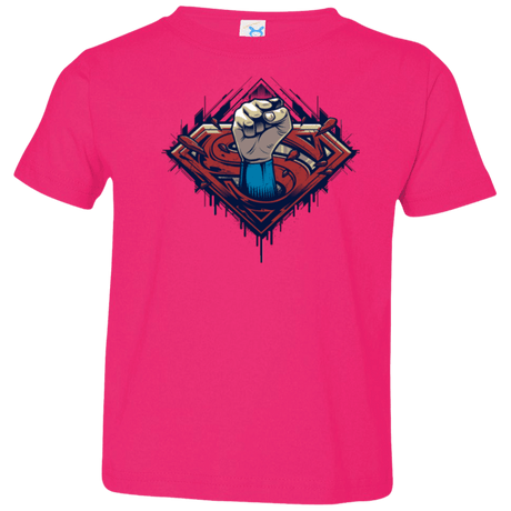 T-Shirts Hot Pink / 2T Steel Hero Toddler Premium T-Shirt