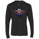 T-Shirts Vintage Black / X-Small Steel Hero Triblend Long Sleeve Hoodie Tee