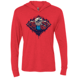 T-Shirts Vintage Red / X-Small Steel Hero Triblend Long Sleeve Hoodie Tee