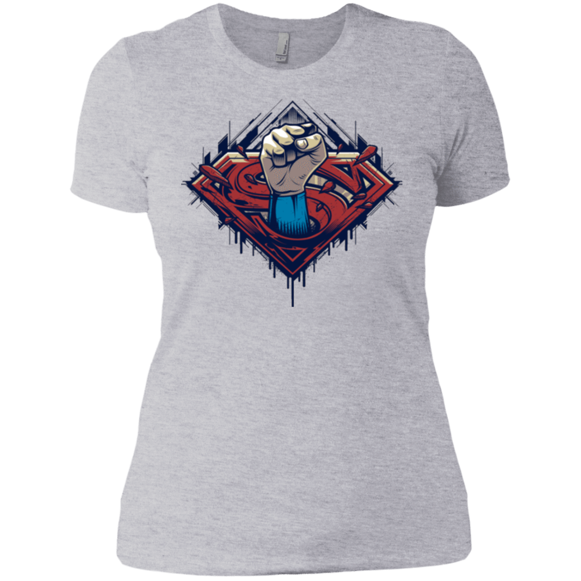 T-Shirts Heather Grey / X-Small Steel Hero Women's Premium T-Shirt