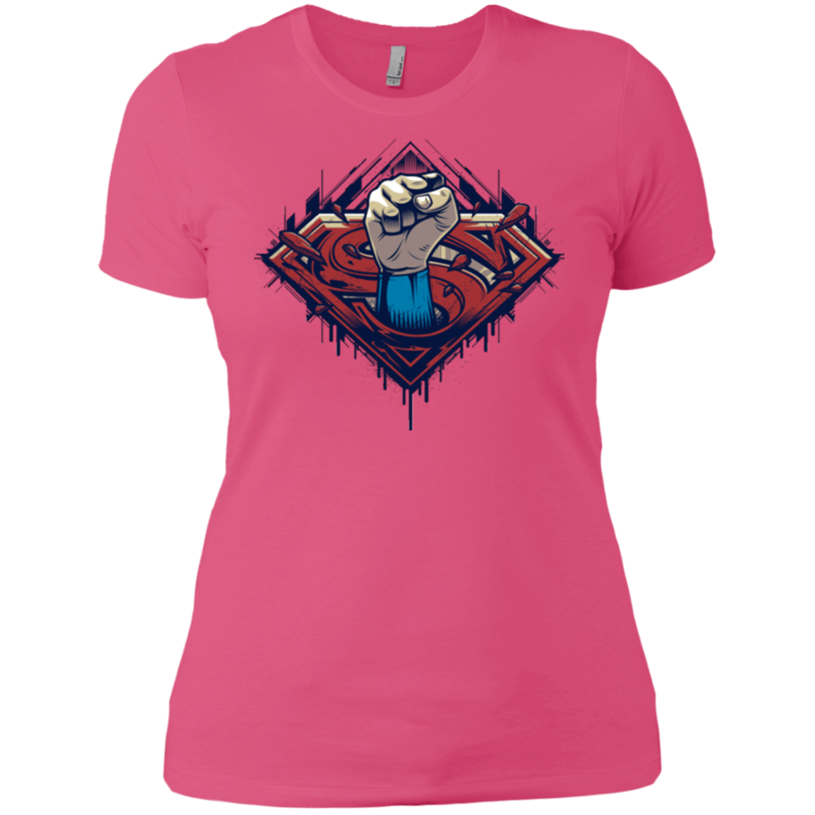 T-Shirts Hot Pink / X-Small Steel Hero Women's Premium T-Shirt