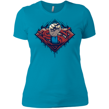 T-Shirts Turquoise / X-Small Steel Hero Women's Premium T-Shirt