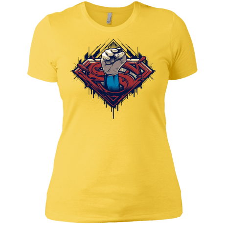 T-Shirts Vibrant Yellow / X-Small Steel Hero Women's Premium T-Shirt