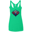 T-Shirts Envy / X-Small Steel Hero Women's Triblend Racerback Tank
