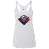 T-Shirts Heather White / X-Small Steel Hero Women's Triblend Racerback Tank