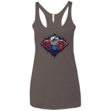 T-Shirts Macchiato / X-Small Steel Hero Women's Triblend Racerback Tank