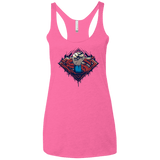 T-Shirts Vintage Pink / X-Small Steel Hero Women's Triblend Racerback Tank