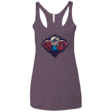 T-Shirts Vintage Purple / X-Small Steel Hero Women's Triblend Racerback Tank