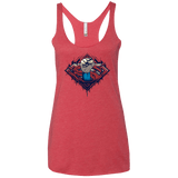 T-Shirts Vintage Red / X-Small Steel Hero Women's Triblend Racerback Tank