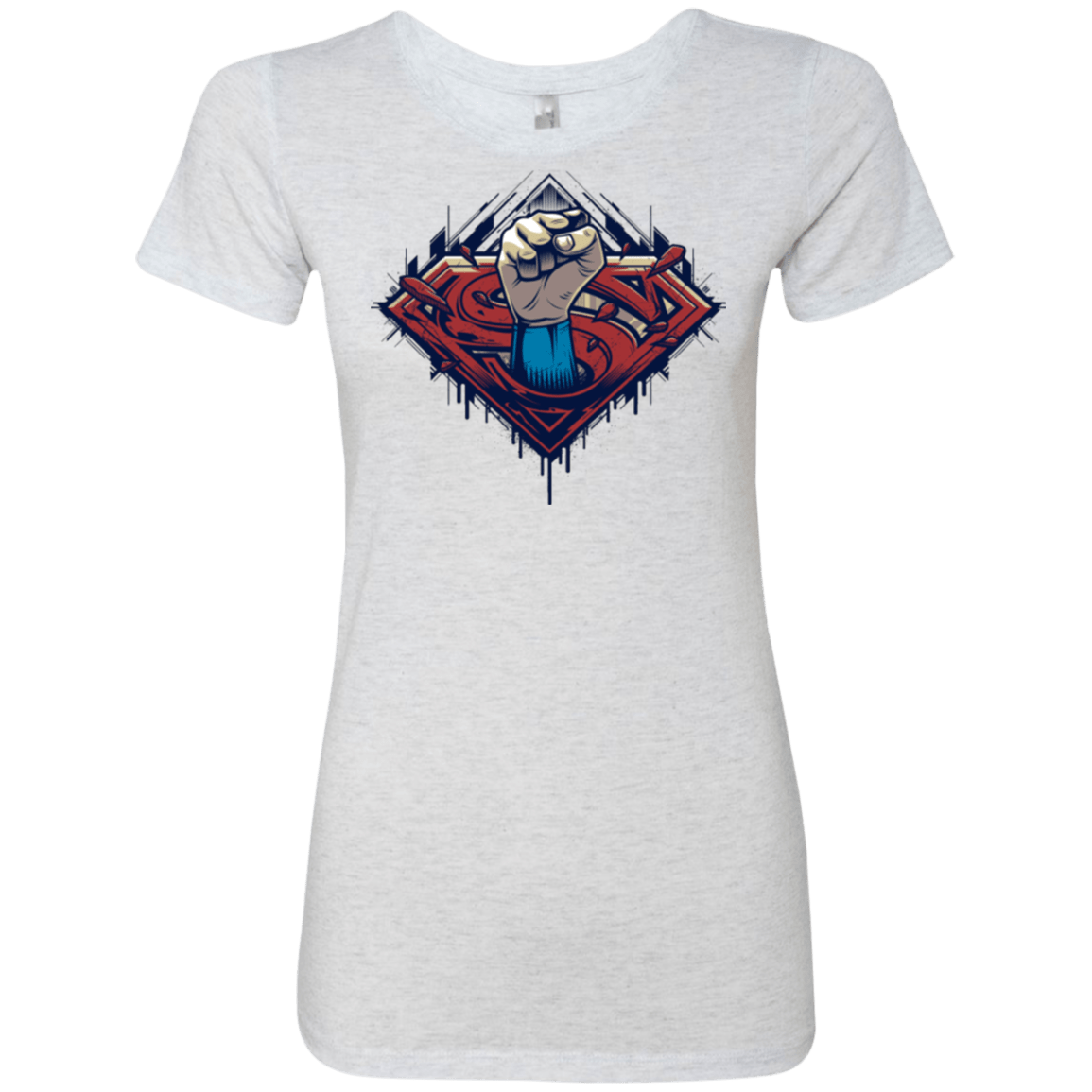 T-Shirts Heather White / Small Steel Hero Women's Triblend T-Shirt