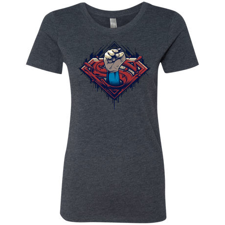 T-Shirts Vintage Navy / Small Steel Hero Women's Triblend T-Shirt