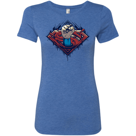 T-Shirts Vintage Royal / Small Steel Hero Women's Triblend T-Shirt