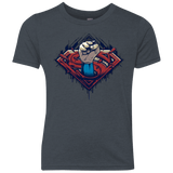 T-Shirts Vintage Navy / YXS Steel Hero Youth Triblend T-Shirt