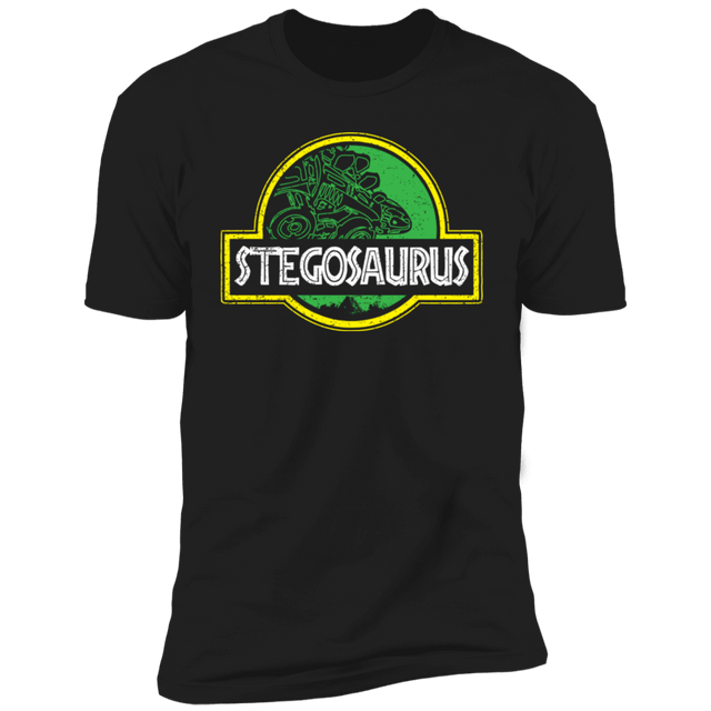 T-Shirts Black / X-Small Stegosaurus Men's Premium T-Shirt