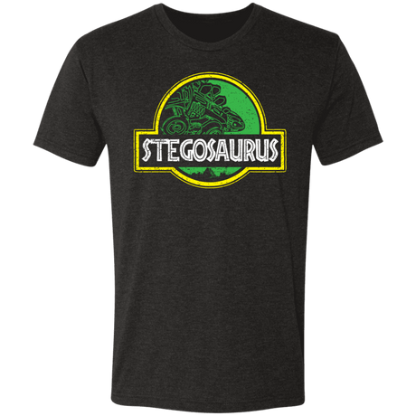 T-Shirts Vintage Black / S Stegosaurus Men's Triblend T-Shirt