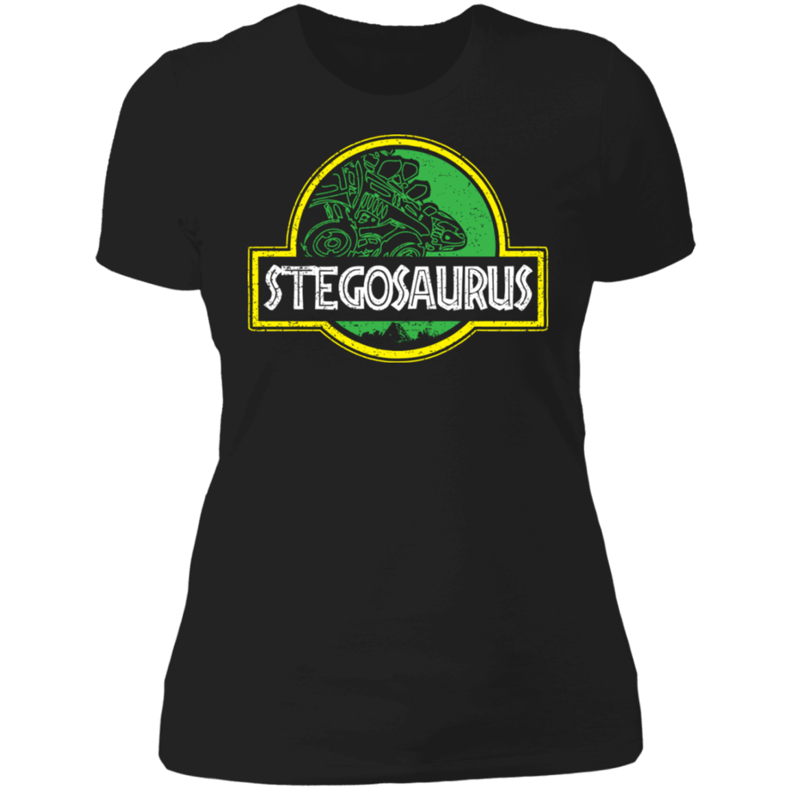 T-Shirts Black / X-Small Stegosaurus Women's Premium T-Shirt
