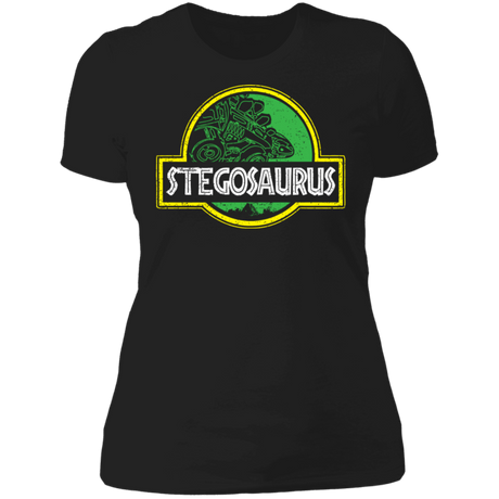 T-Shirts Black / X-Small Stegosaurus Women's Premium T-Shirt