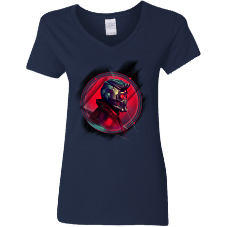 T-Shirts Navy / S Stelar Lord Women's V-Neck T-Shirt