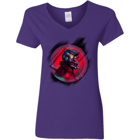 T-Shirts Purple / S Stelar Lord Women's V-Neck T-Shirt