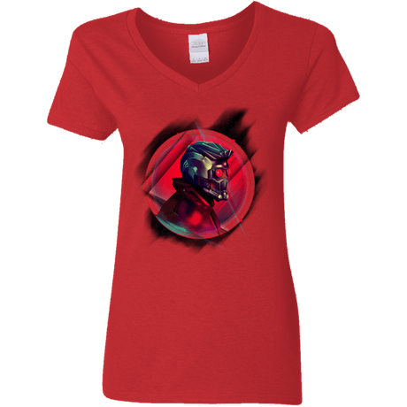 T-Shirts Red / S Stelar Lord Women's V-Neck T-Shirt