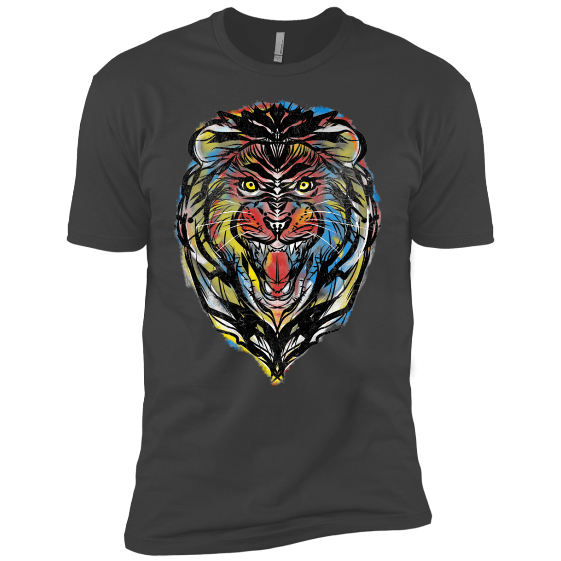 Stencil Lion Boys Premium T-Shirt