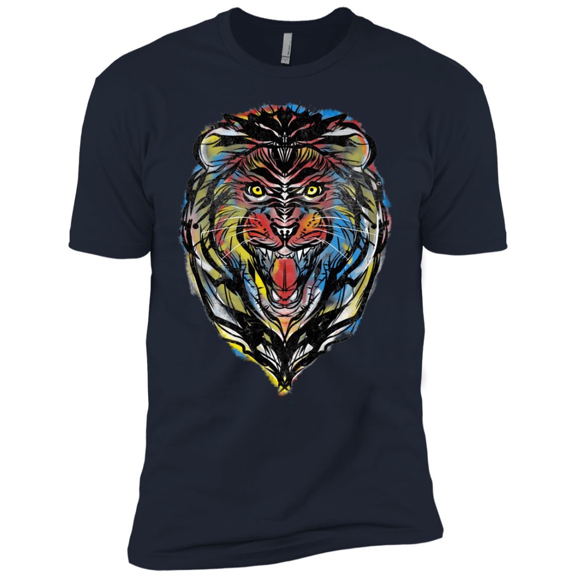 Stencil Lion Boys Premium T-Shirt