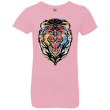T-Shirts Light Pink / YXS Stencil Lion Girls Premium T-Shirt