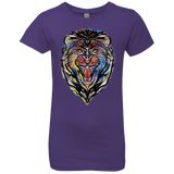 T-Shirts Purple Rush / YXS Stencil Lion Girls Premium T-Shirt