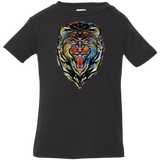T-Shirts Black / 6 Months Stencil Lion Infant Premium T-Shirt
