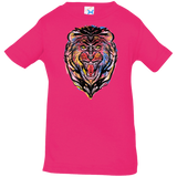T-Shirts Hot Pink / 6 Months Stencil Lion Infant Premium T-Shirt