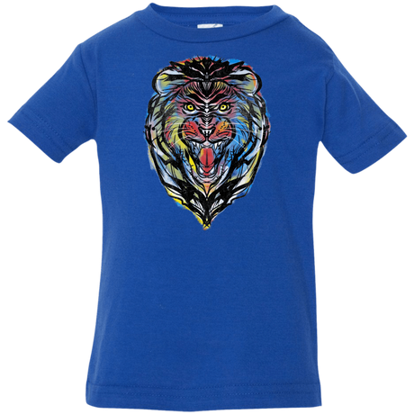 T-Shirts Royal / 6 Months Stencil Lion Infant Premium T-Shirt
