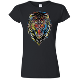 T-Shirts Black / S Stencil Lion Junior Slimmer-Fit T-Shirt