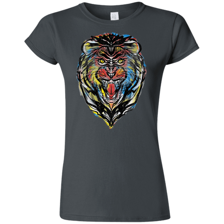 T-Shirts Charcoal / S Stencil Lion Junior Slimmer-Fit T-Shirt