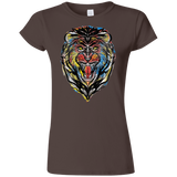 T-Shirts Dark Chocolate / S Stencil Lion Junior Slimmer-Fit T-Shirt