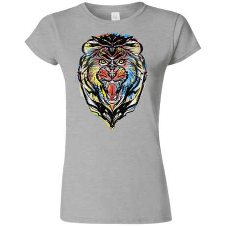 T-Shirts Sport Grey / S Stencil Lion Junior Slimmer-Fit T-Shirt