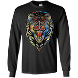 Stencil Lion Men's Long Sleeve T-Shirt